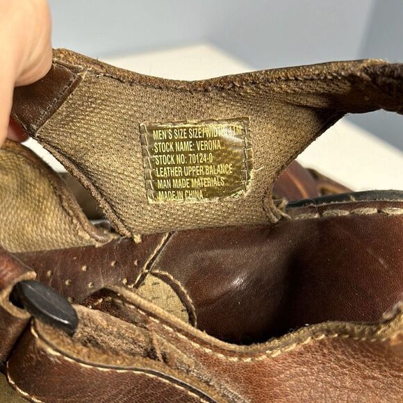 Fisherman Sandals Brown Leather Sz 11 Men’s - Picture 4 of 8